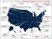 Map of SelectUSA Successes